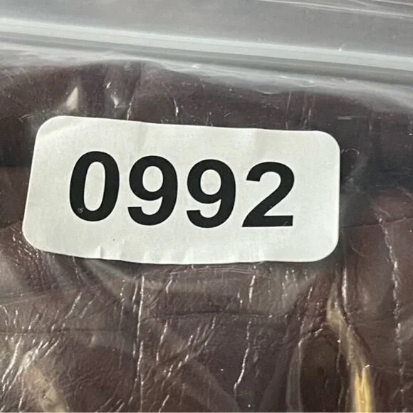 Avec Les Filles Women's Croc-Embossed Mini Dress Chocolate Brown Size 14 - Picture 16 of 16